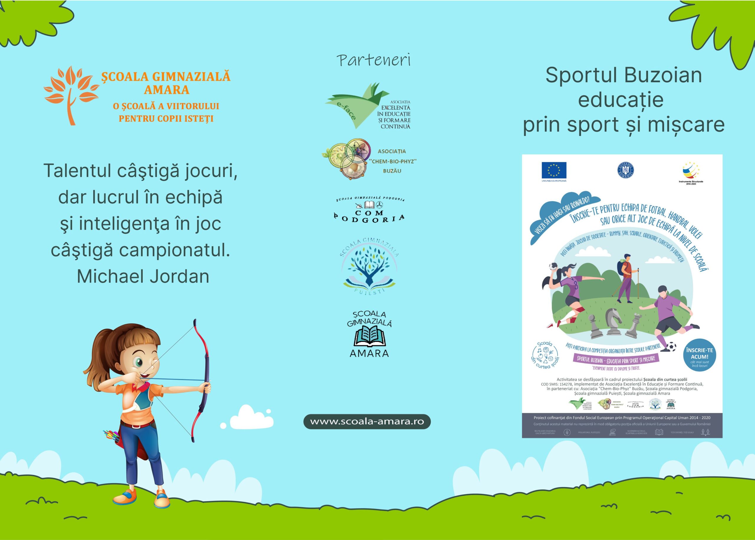 Scoala din curtea scolii – proiect POCU